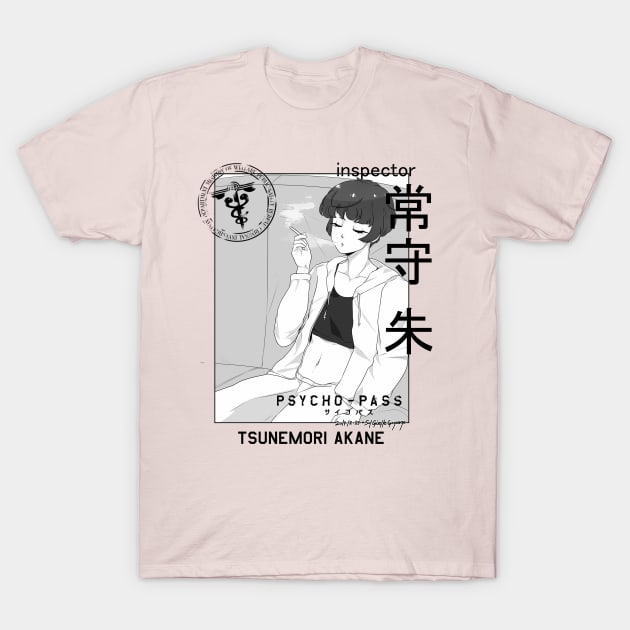 TSUNEMORI AKANE T-SHIRT - PSYCHO-PASS T-Shirt by ☆ G y s e l ☆